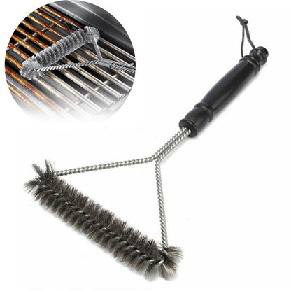 Stainless Steel BBQ Grill Cleaning Brush 30cm by HitMyNeed