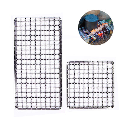 Stainless Steel BBQ Grill Racks with Storage Bag (2pcs) by HitMyNeed