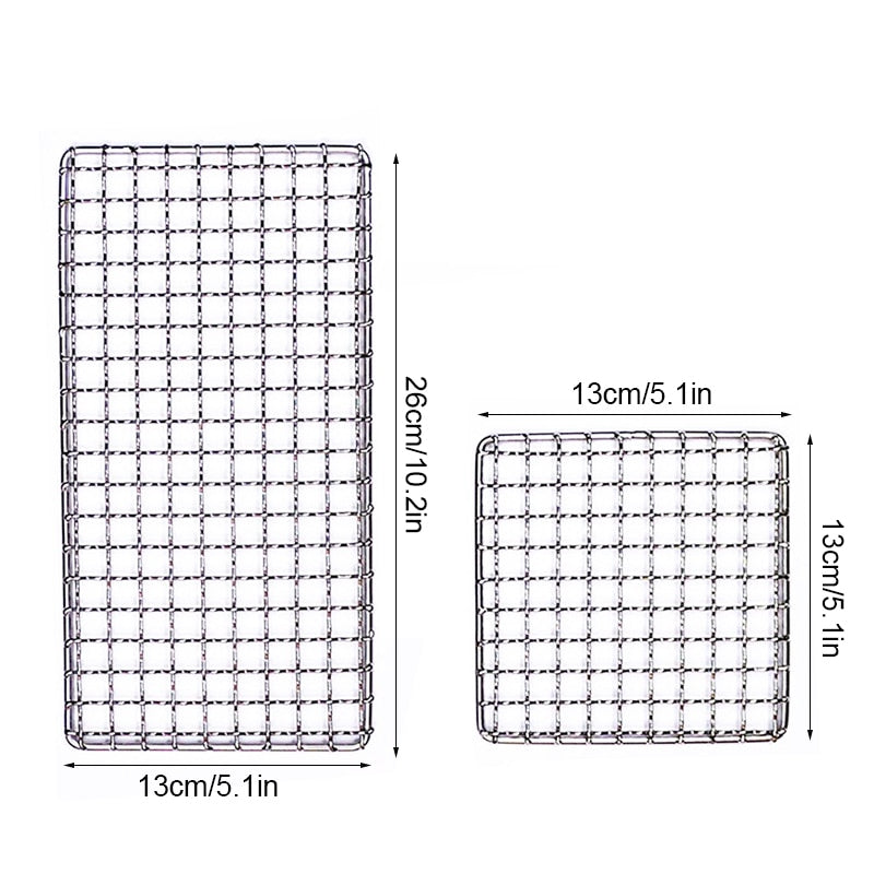 Stainless Steel BBQ Grill Racks with Storage Bag (2pcs) by HitMyNeed