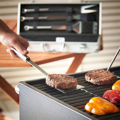 Stainless Steel BBQ Grill Tool Set with Case by HitMyNeed