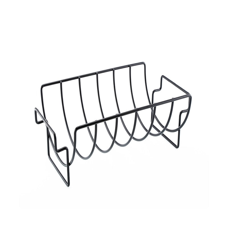 Stainless Steel BBQ Rib Rack Cooking Stand by HitMyNeed