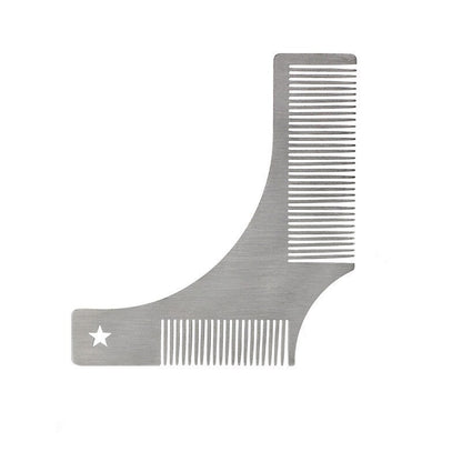 Stainless Steel Beard Comb Shaper Template by HitMyNeed