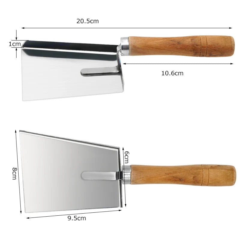 Stainless Steel Beekeeping Pollen Shovel & Hive Scraper by HitMyNeed