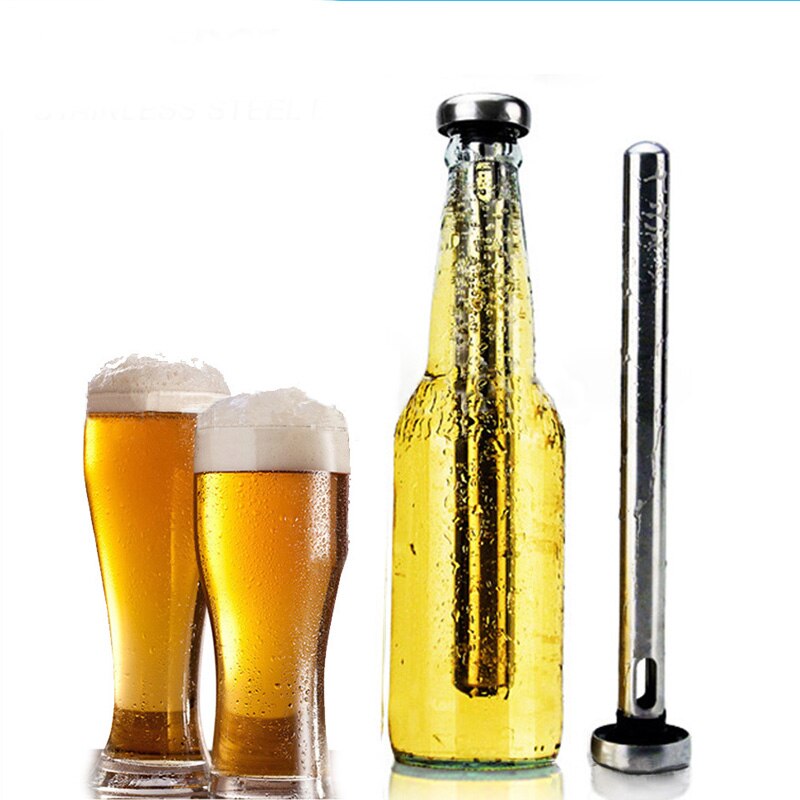 Stainless Steel Beer Chiller Stick with Pour Spout by HitMyNeed