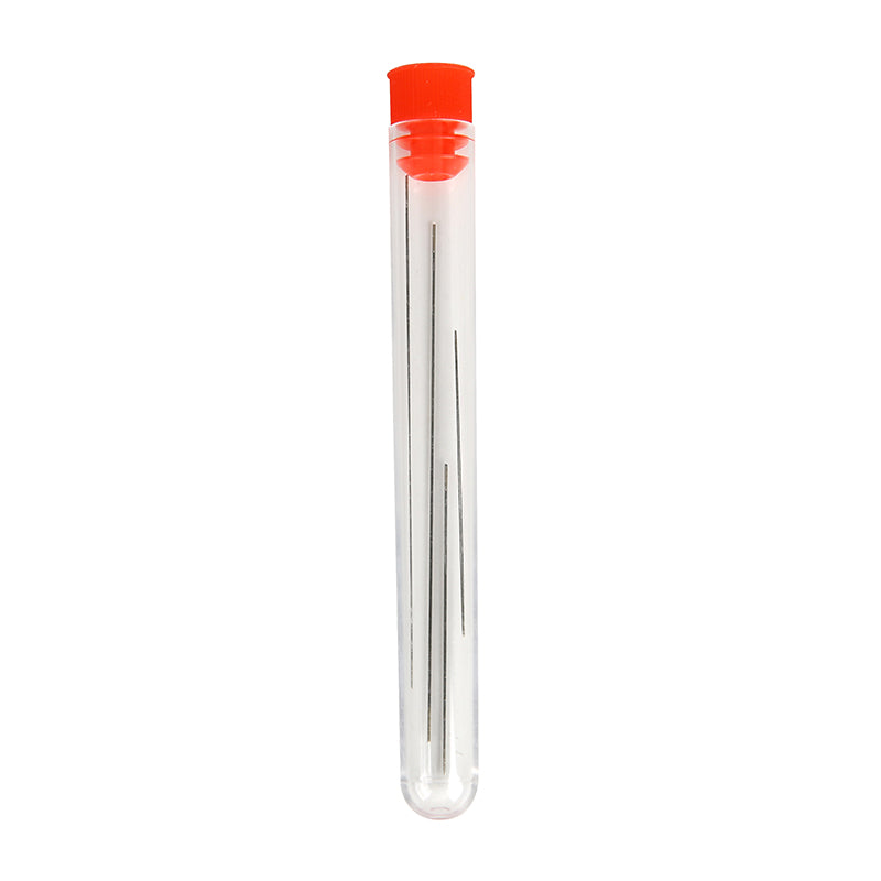 Stainless Steel Big Eye Beading Needles, 6 Pack by HitMyNeed