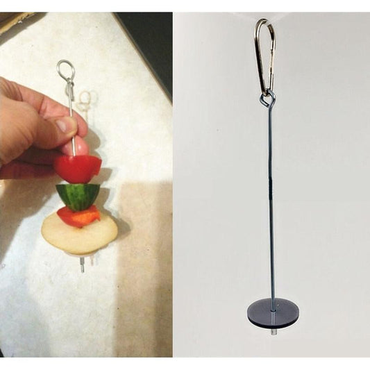 Stainless Steel Bird Fruit Feeder Hanger by HitMyNeed