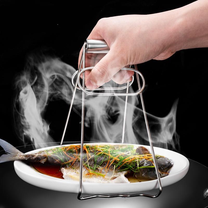 Stainless Steel Bowl Gripper Hot Dish Clamp by HitMyNeed