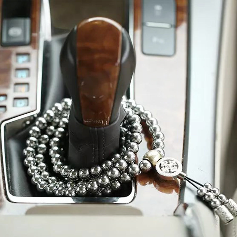 Stainless Steel Buddha Bead Necklace & Self-Defense Whip by HitMyNeed