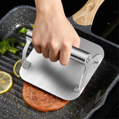 Stainless Steel Burger Smasher Press by HitMyNeed