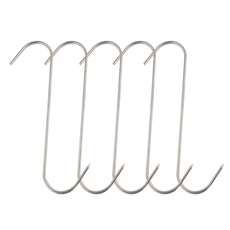 Stainless Steel Butcher S Hooks Set (5 Pieces) by HitMyNeed
