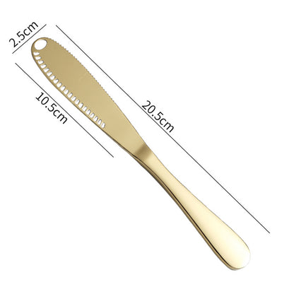 Stainless Steel Butter Knife & Cheese Grater Tool b by HitMyNeed