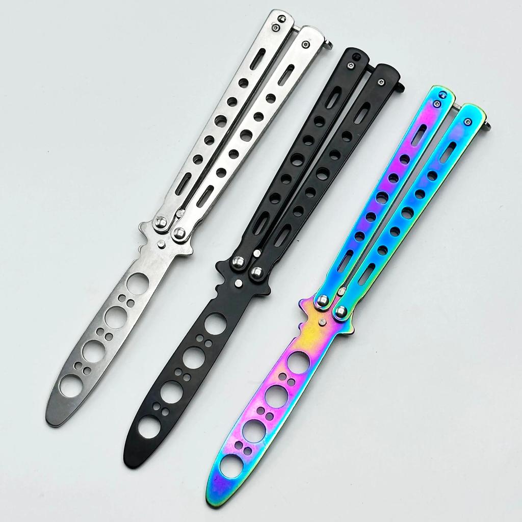 Stainless Steel Butterfly Knife Trainer Balisong by HitMyNeed