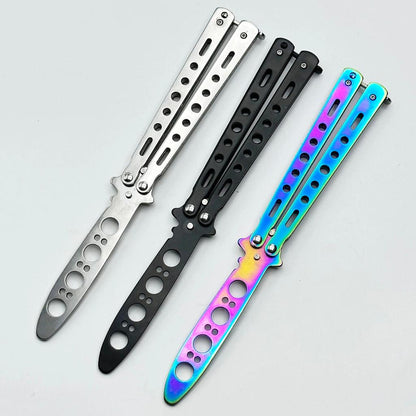 Stainless Steel Butterfly Knife Trainer Balisong by HitMyNeed