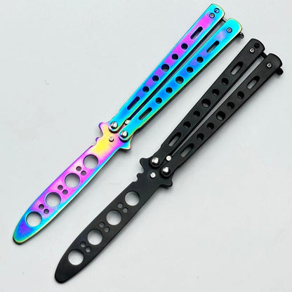 Stainless Steel Butterfly Knife Trainer Balisong by HitMyNeed