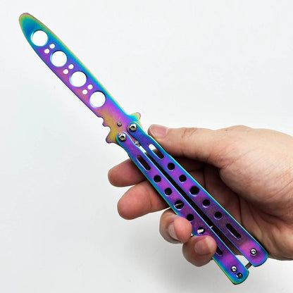 Stainless Steel Butterfly Knife Trainer Balisong by HitMyNeed
