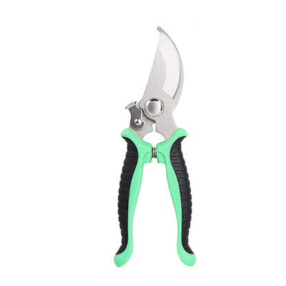 Stainless Steel Bypass Pruning Shears 19cm green by HitMyNeed