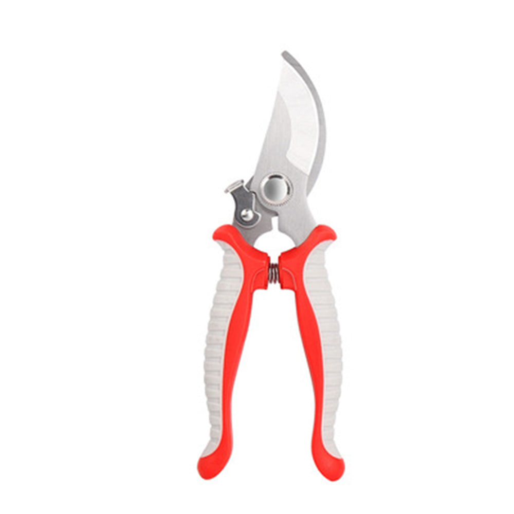 Stainless Steel Bypass Pruning Shears 19cm red by HitMyNeed