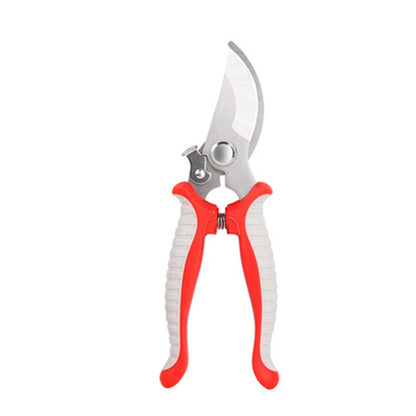 Stainless Steel Bypass Pruning Shears 19cm red by HitMyNeed