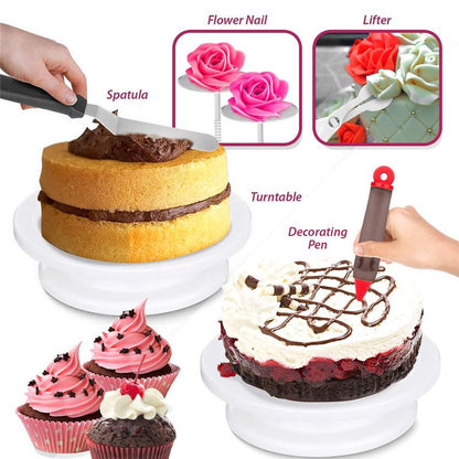 Stainless Steel Cake Decorating Kit Pastry Set by HitMyNeed