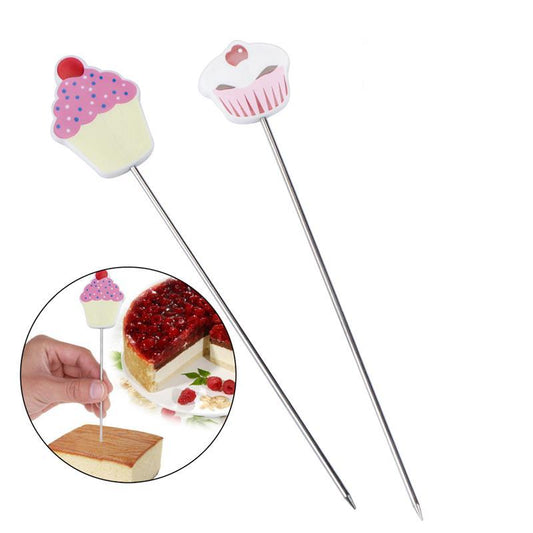 Stainless Steel Cake Tester Sticks Set (2pcs) by HitMyNeed