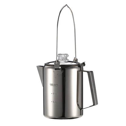 Stainless Steel Camping Coffee Percolator 9 Cup by HitMyNeed