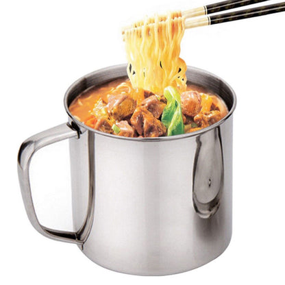 Stainless Steel Camping Cup with Lid 480ml by HitMyNeed