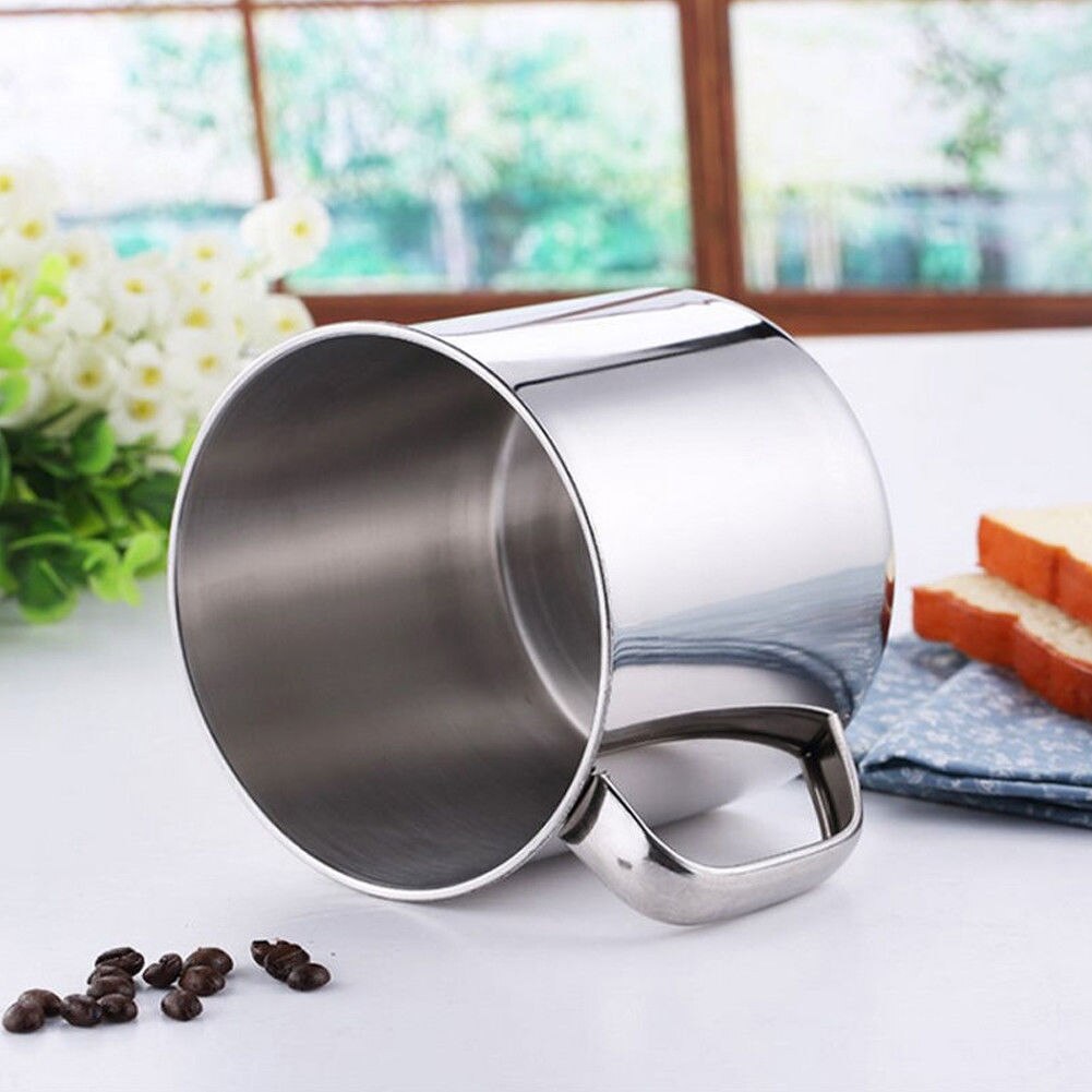 Stainless Steel Camping Cup with Lid 480ml by HitMyNeed