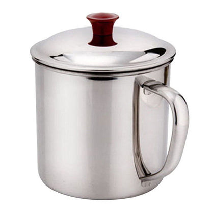 Stainless Steel Camping Cup with Lid 480ml by HitMyNeed