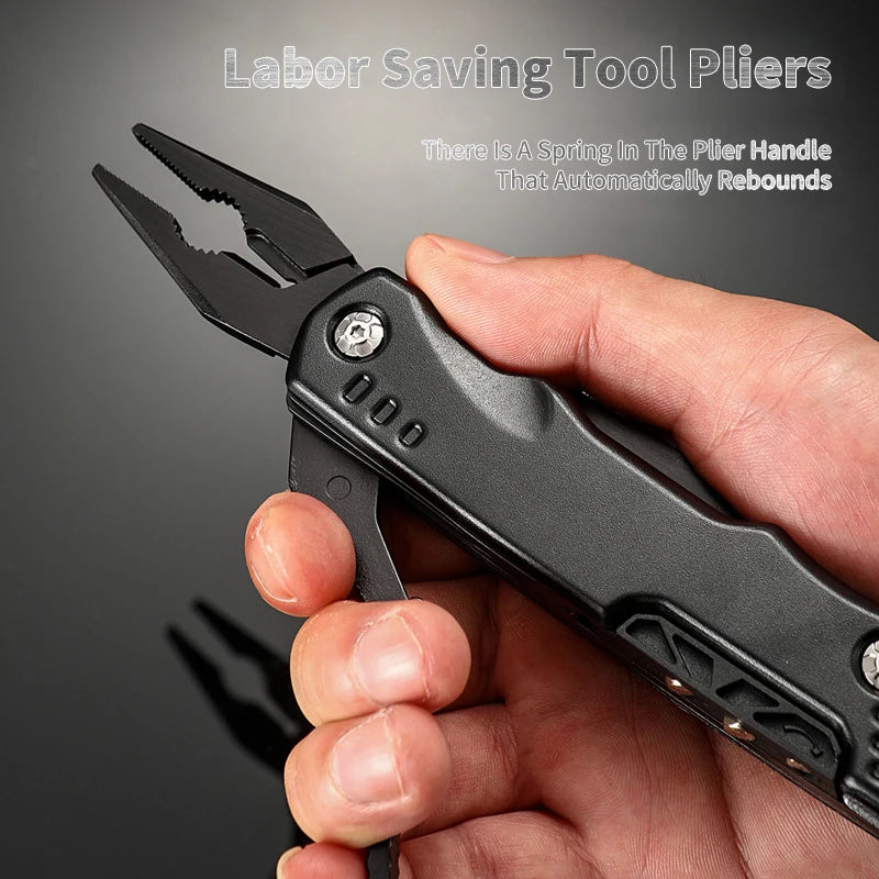 Stainless Steel Camping Multi-Tool with Hammer & Pliers by HitMyNeed