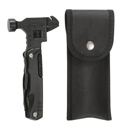 Stainless Steel Camping Multi-Tool with Hammer & Pliers by HitMyNeed