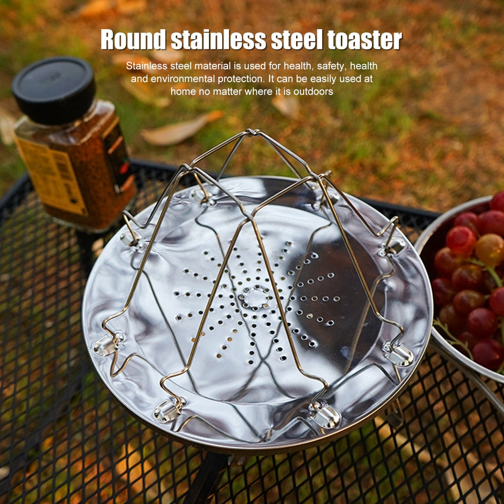 Stainless Steel Camping Toaster Rack by HitMyNeed