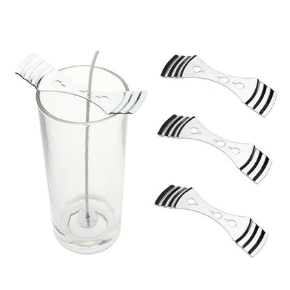 Stainless Steel Candle Wick Holders, 3-Hole (5 Pack) by HitMyNeed