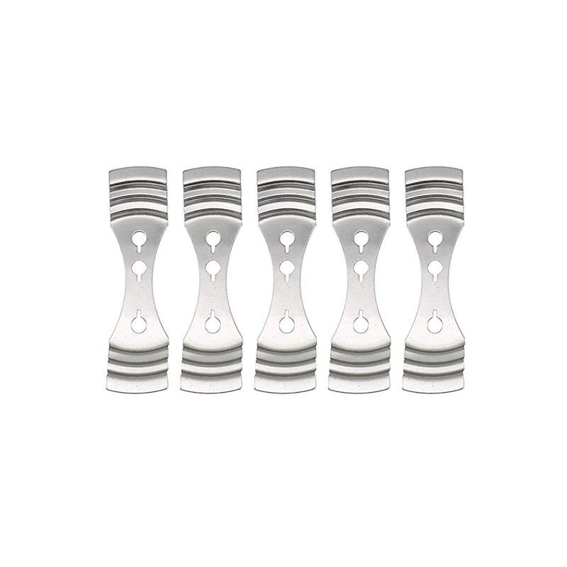 Stainless Steel Candle Wick Holders, 3-Hole (5 Pack) by HitMyNeed