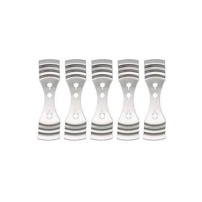 Stainless Steel Candle Wick Holders, 3-Hole (5 Pack) by HitMyNeed