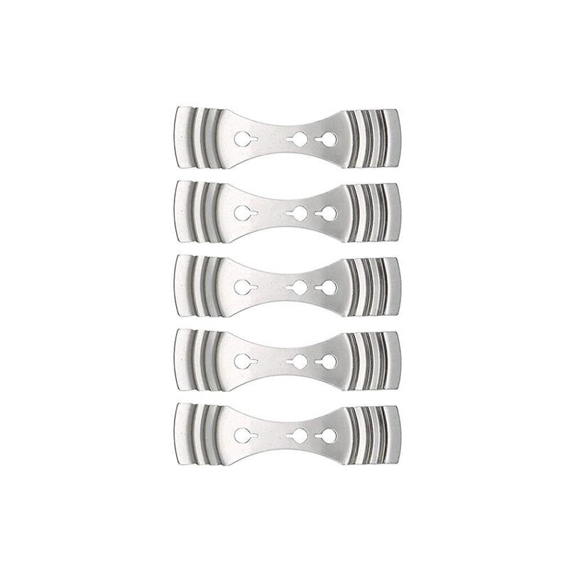 Stainless Steel Candle Wick Holders, 3-Hole (5 Pack) by HitMyNeed