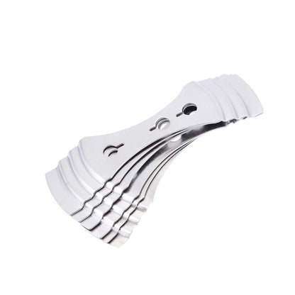 Stainless Steel Candle Wick Holders Set (6 Pack) by HitMyNeed