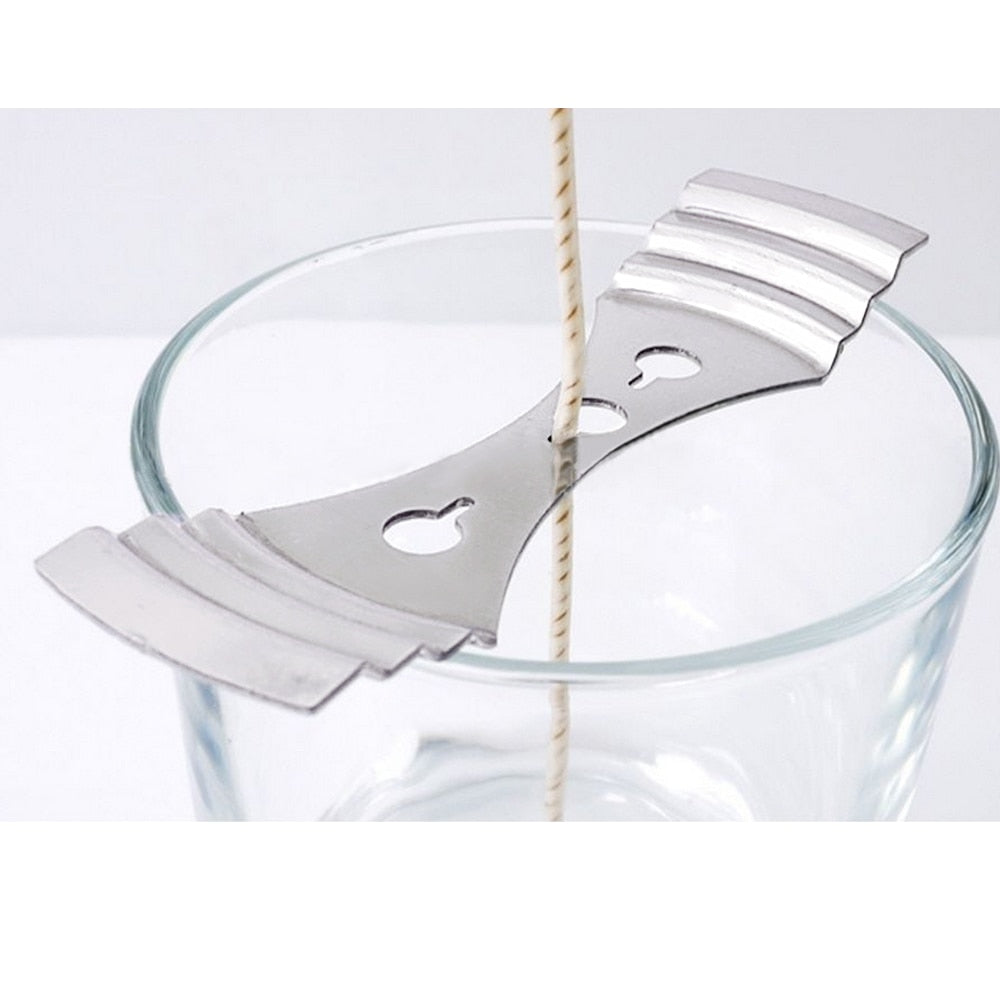 Stainless Steel Candle Wick Holders Set (6 Pack) by HitMyNeed