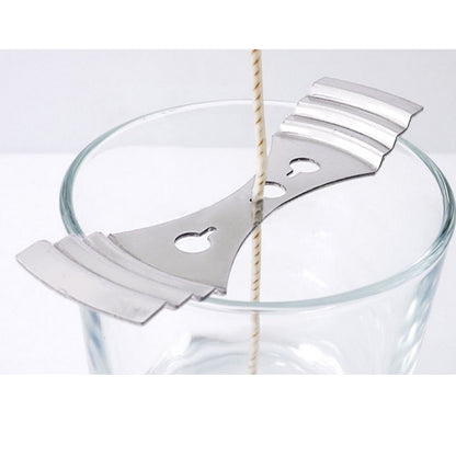 Stainless Steel Candle Wick Holders Set (6 Pack) by HitMyNeed