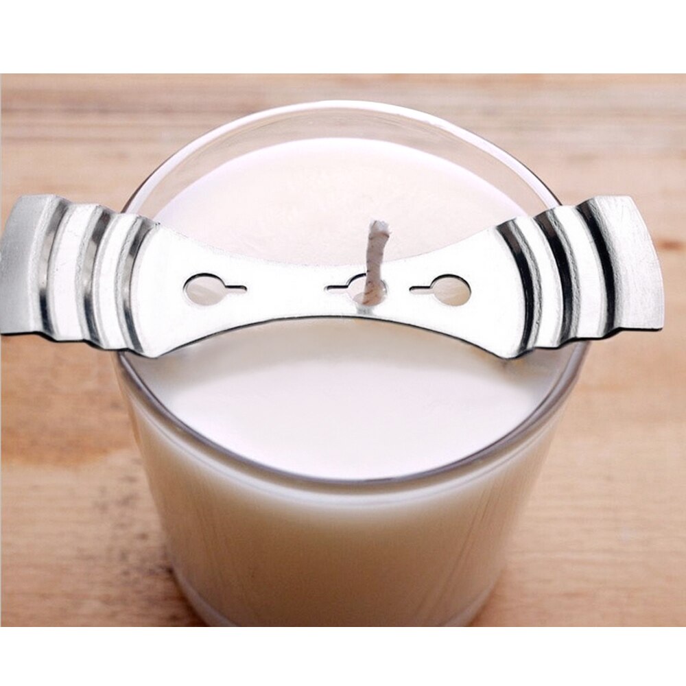 Stainless Steel Candle Wick Holders Set (6 Pack) by HitMyNeed