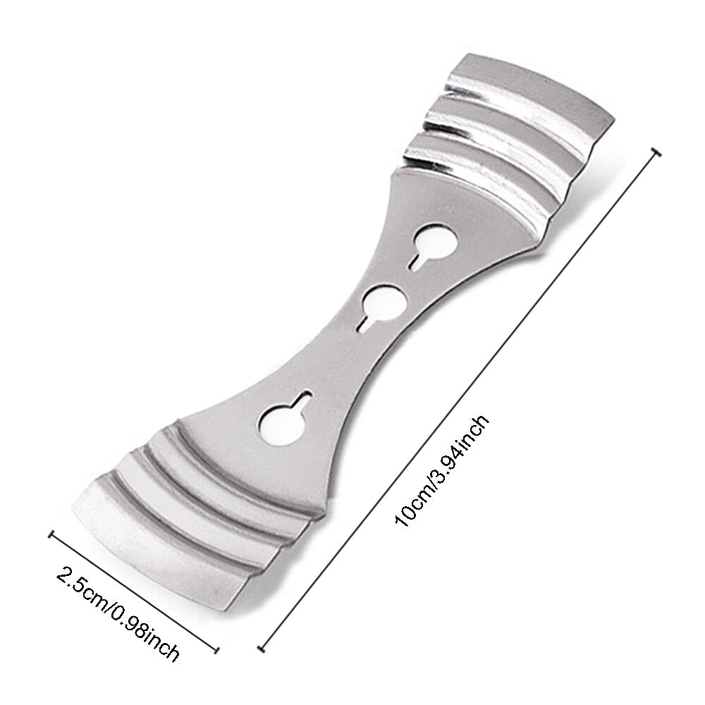 Stainless Steel Candle Wick Holders Set (6 Pack) by HitMyNeed