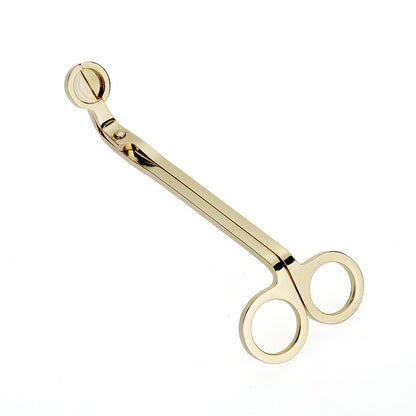 Stainless Steel Candle Wick Trimmer Scissors gold by HitMyNeed