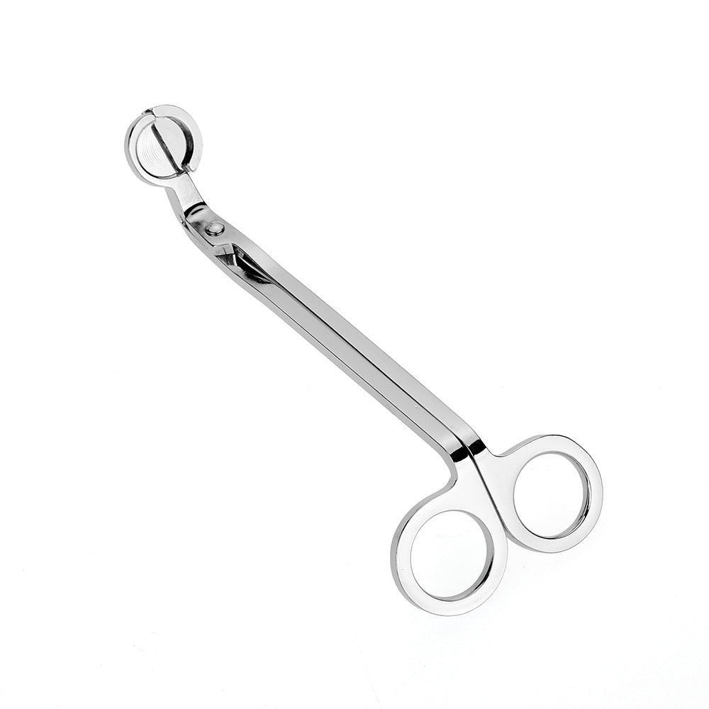 Stainless Steel Candle Wick Trimmer Scissors silver by HitMyNeed