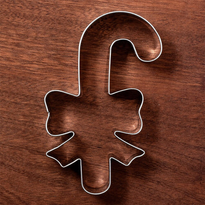 Stainless Steel Candy Cane Cookie Cutter 11cm by HitMyNeed