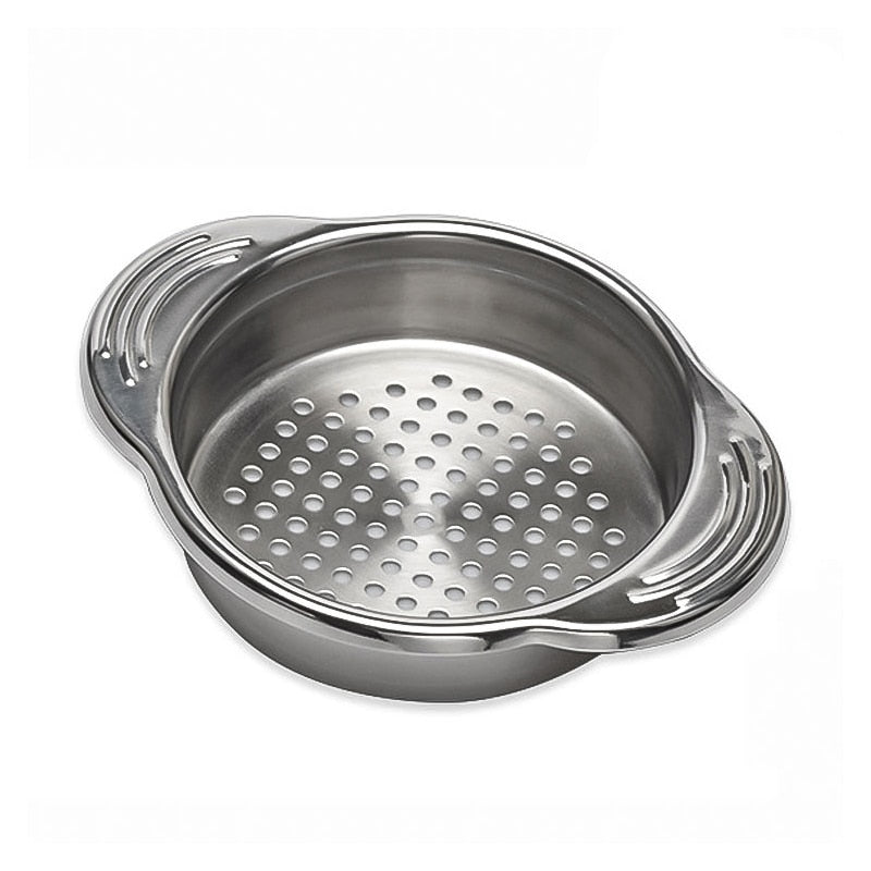 Stainless Steel Canned Food Strainer with Handles by HitMyNeed