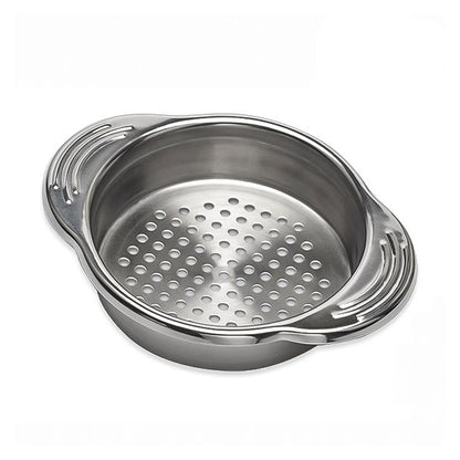 Stainless Steel Canned Food Strainer with Handles by HitMyNeed