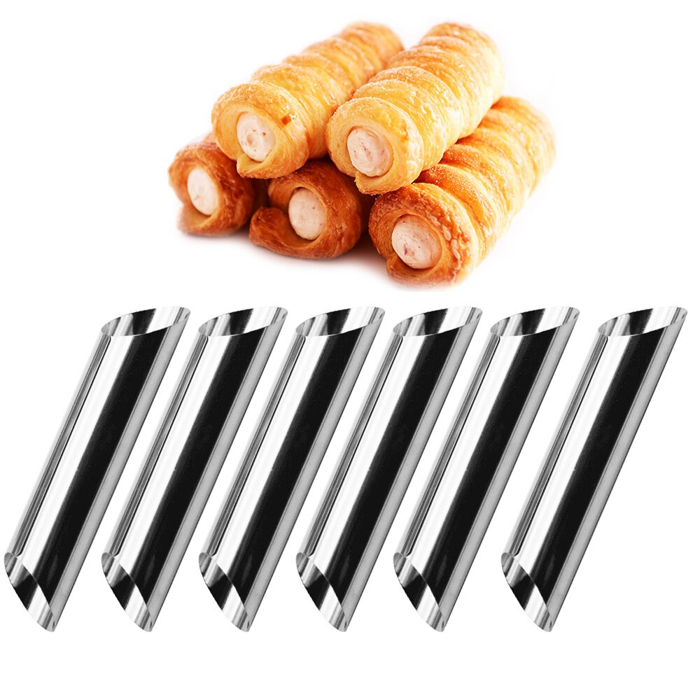 Stainless Steel Cannoli Molds Cones Set (6 pcs) by HitMyNeed