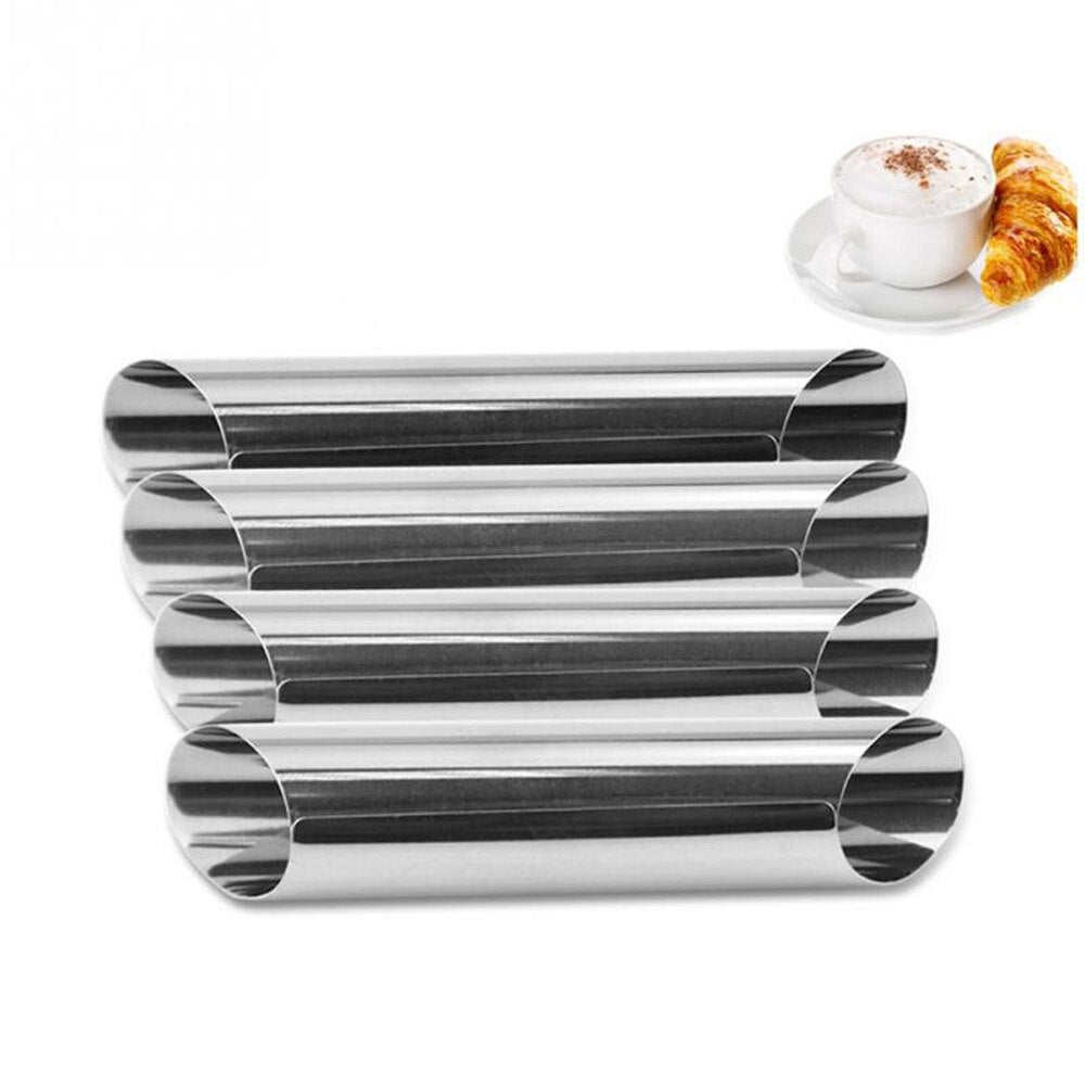 Stainless Steel Cannoli Molds Cones Set (6 pcs) by HitMyNeed