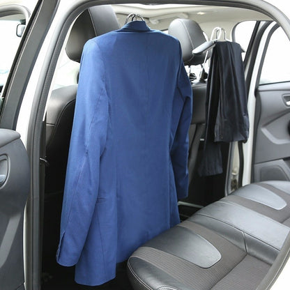Stainless Steel Car Coat Hanger with Adjustable Bar by HitMyNeed