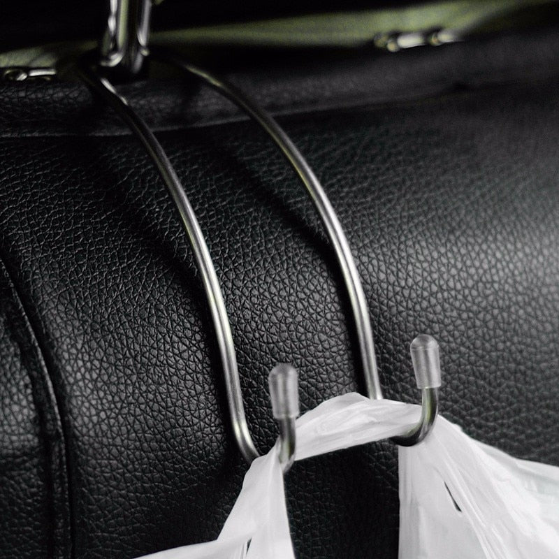 Stainless Steel Car Headrest Hook Holder by HitMyNeed