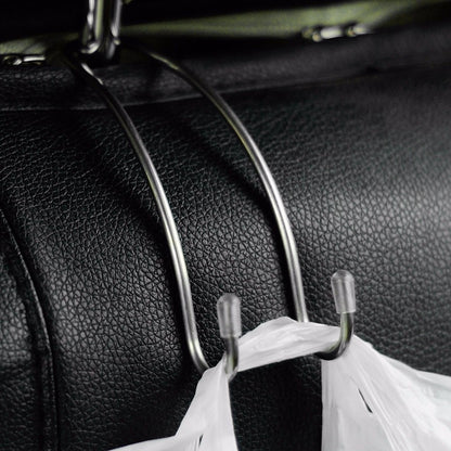 Stainless Steel Car Headrest Hook Holder by HitMyNeed
